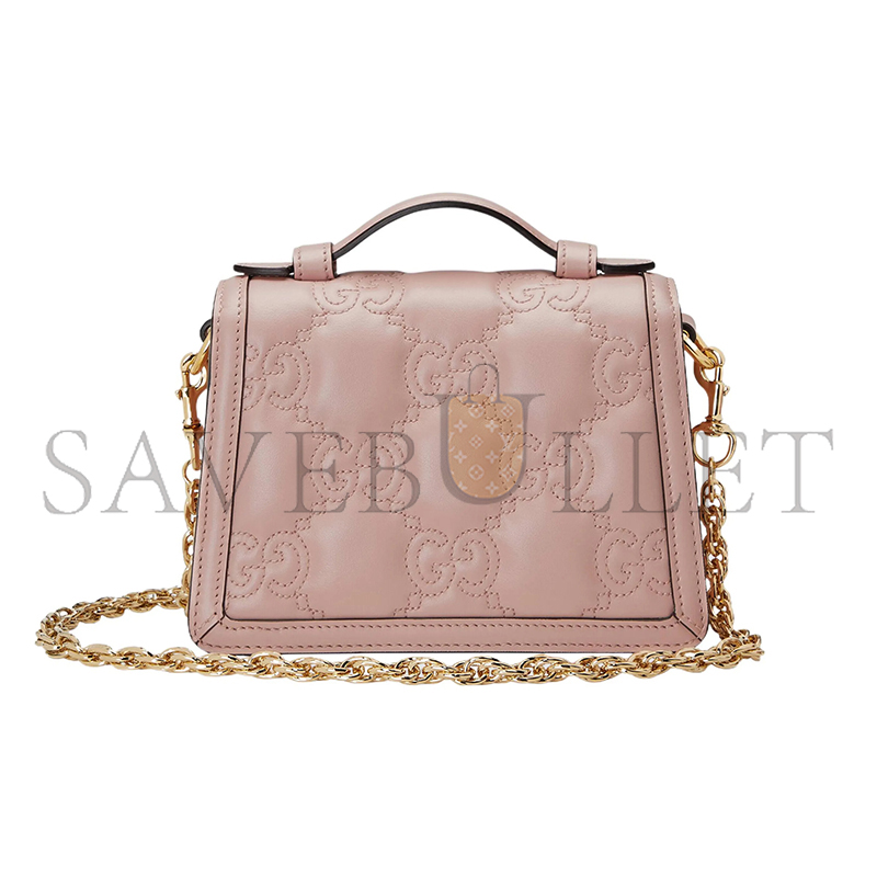 GUCCI GG MATELASSÉ SMALL SHOULDER BAG 724499 (18*13*6.5cm)
